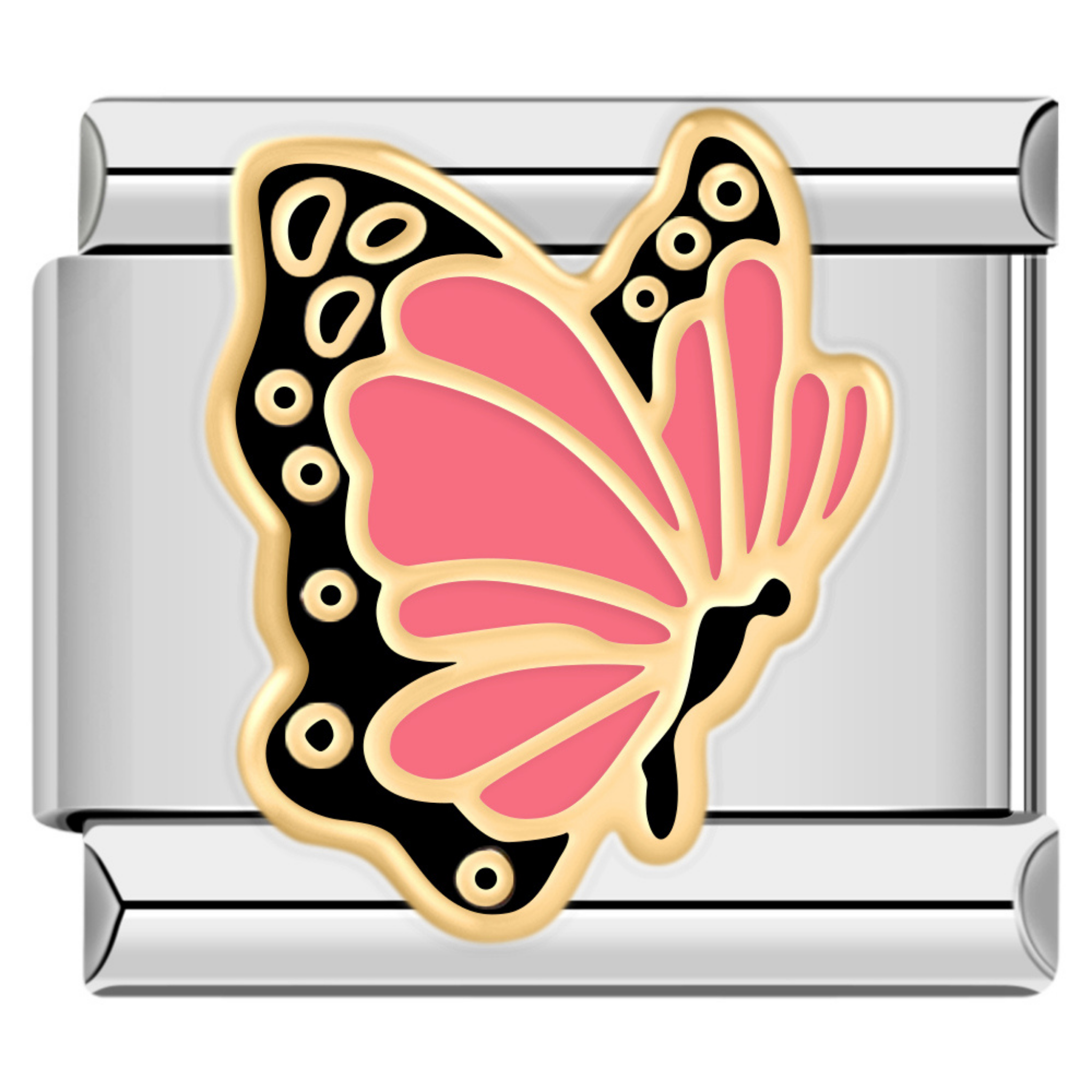 Pink Butterfly Charm