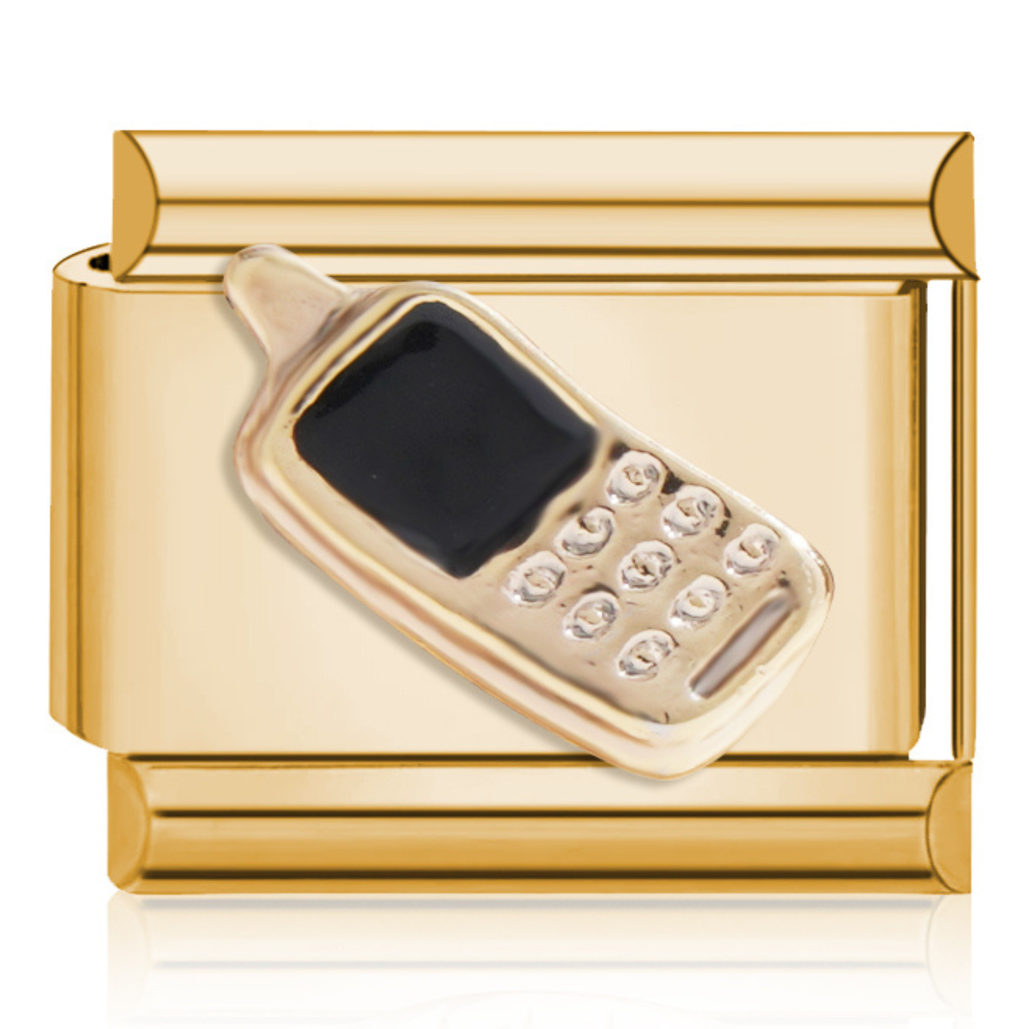 Gold Phone Charm