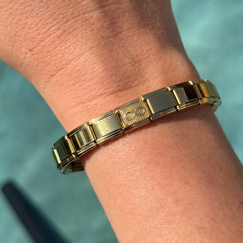 Infinity Gold Charm