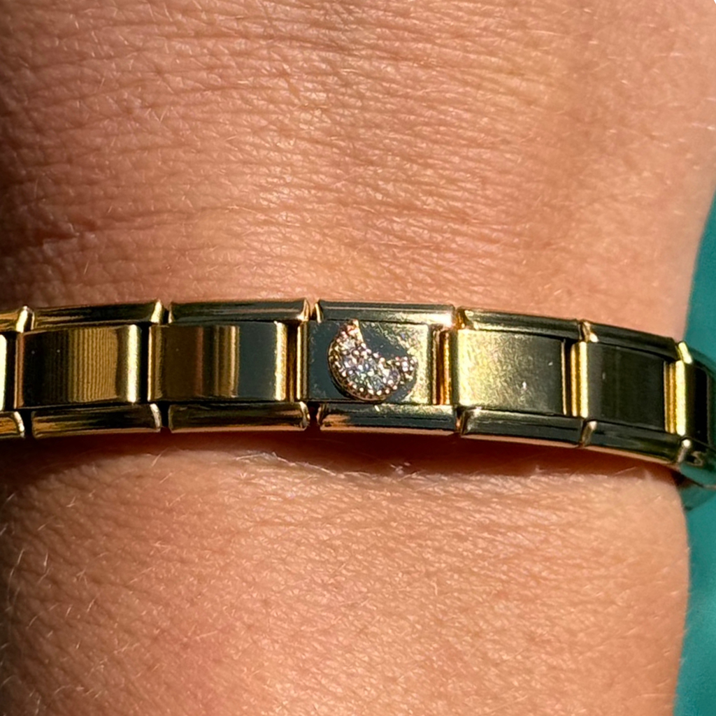 Celestial Moon Gold Charm