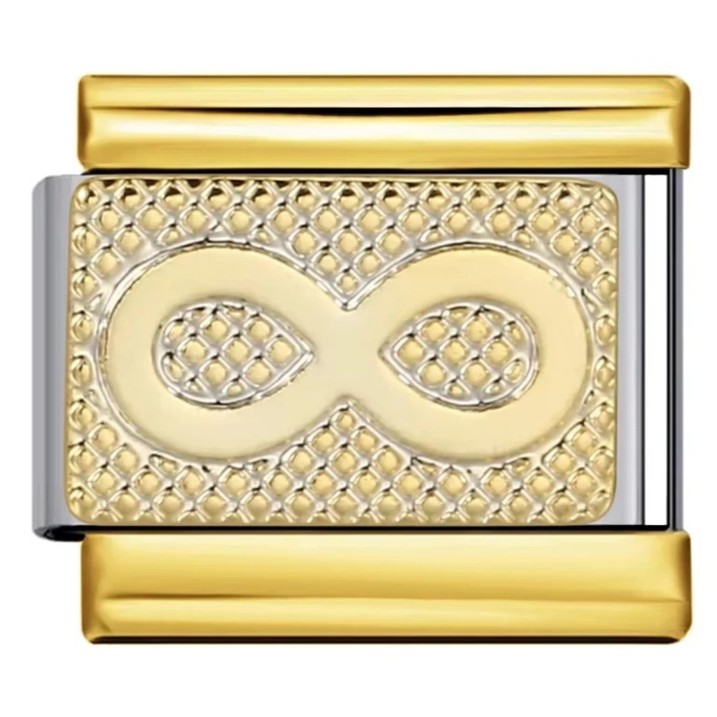 Infinity Gold Charm