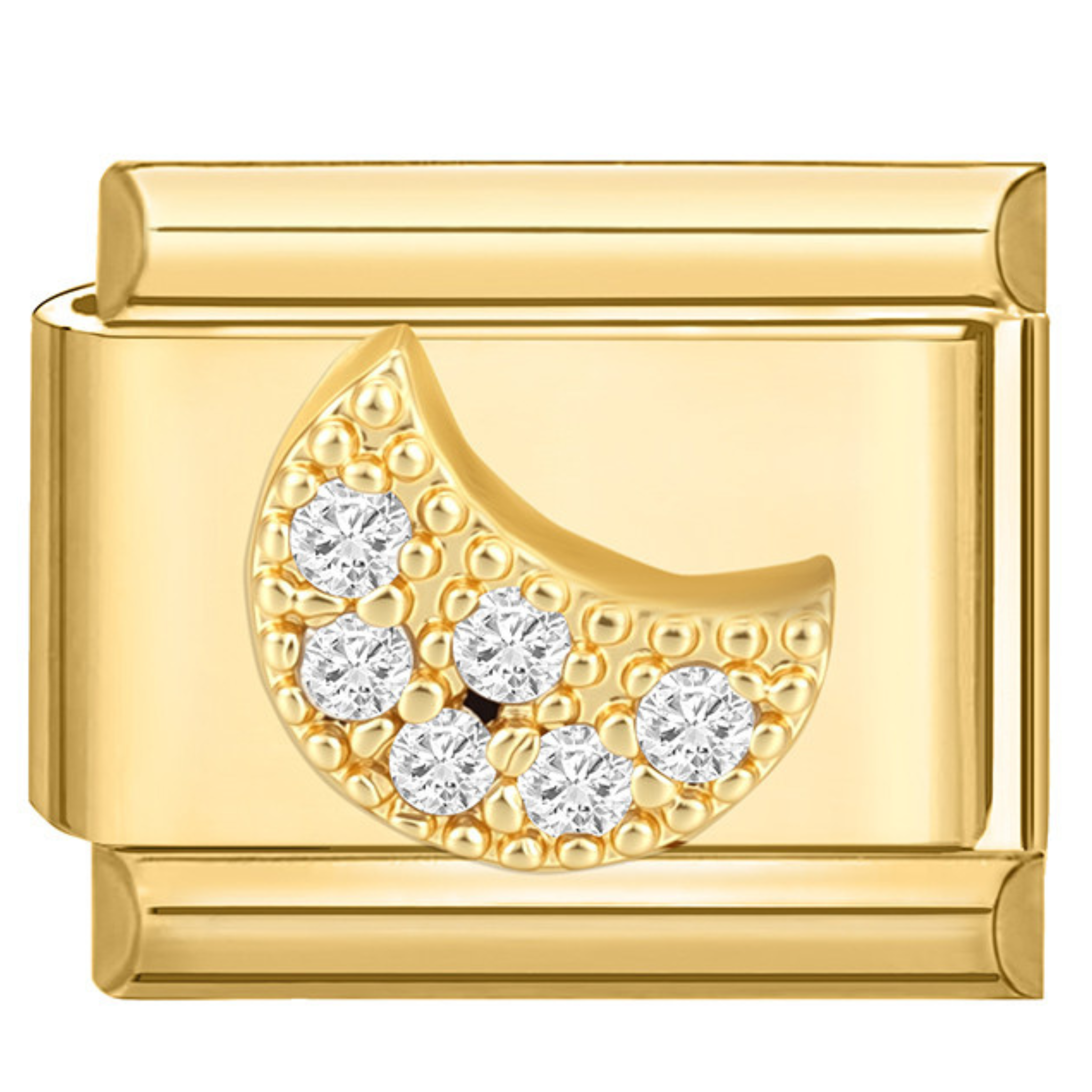 Celestial Moon Gold Charm