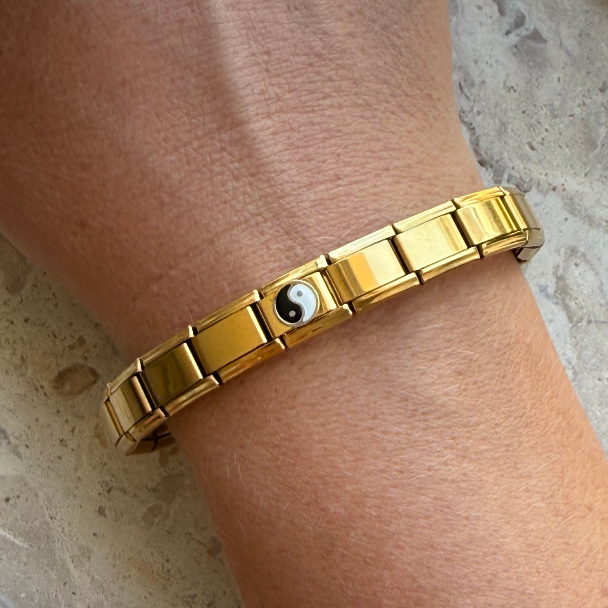 Yin and Yang Gold Charm