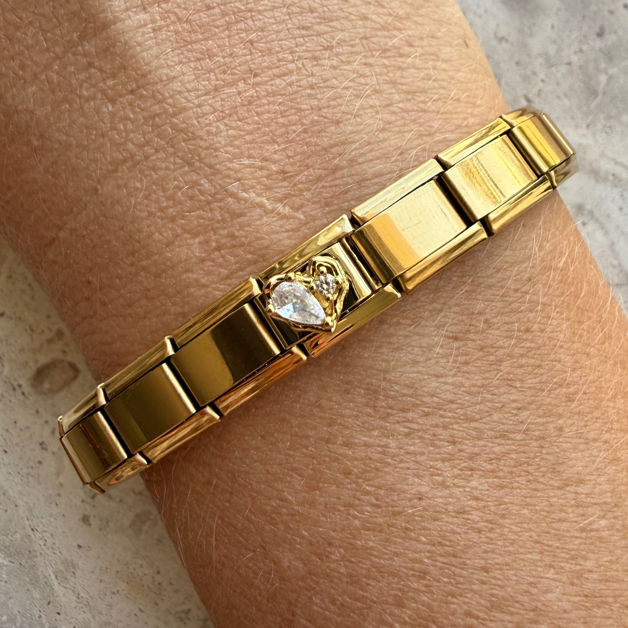 Molten Heart Gold Charm