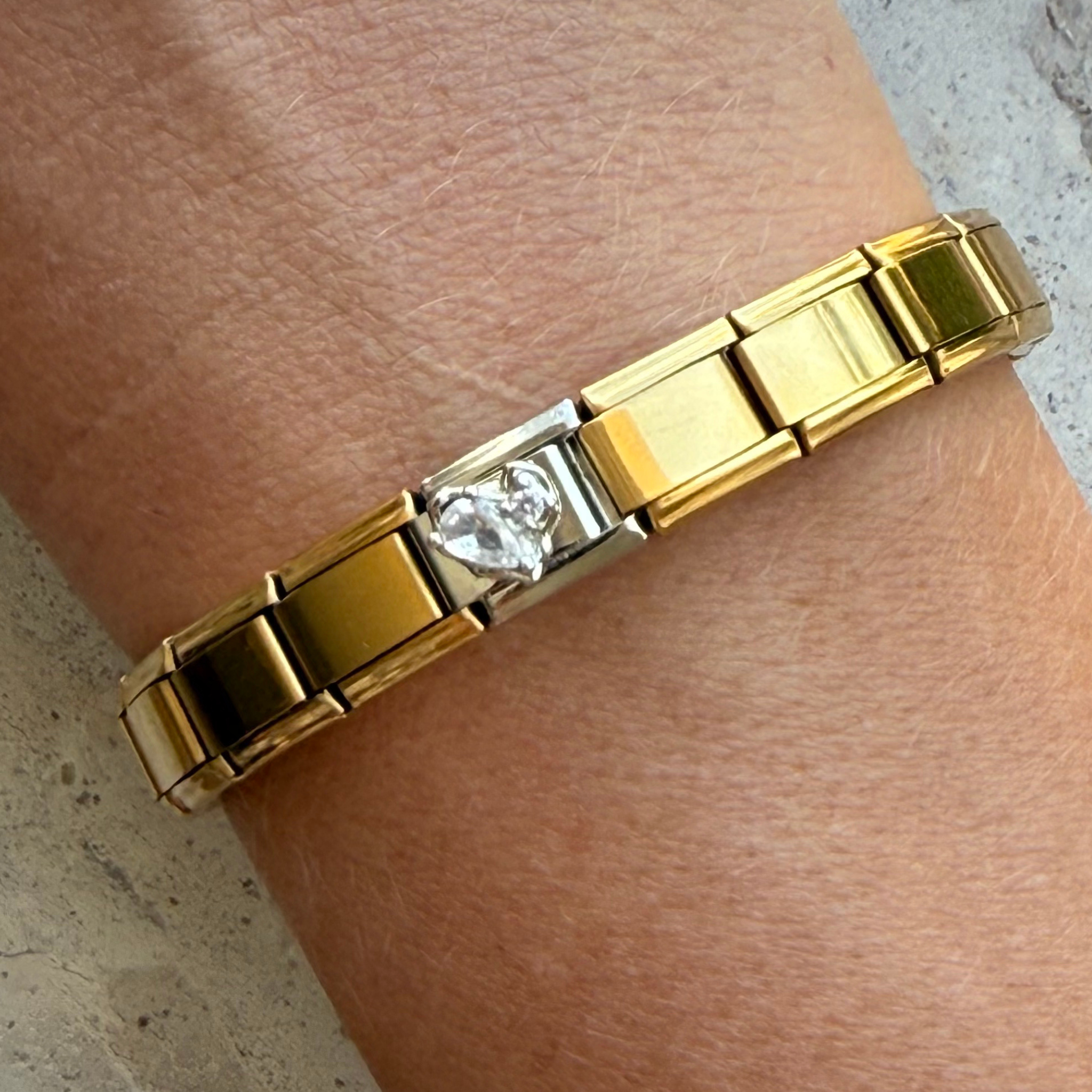 Molten Heart Silver Charm