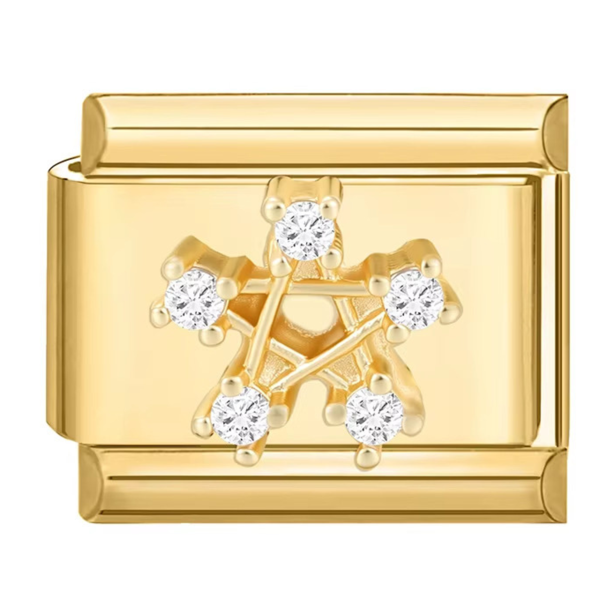 Luna Star Gold Charm