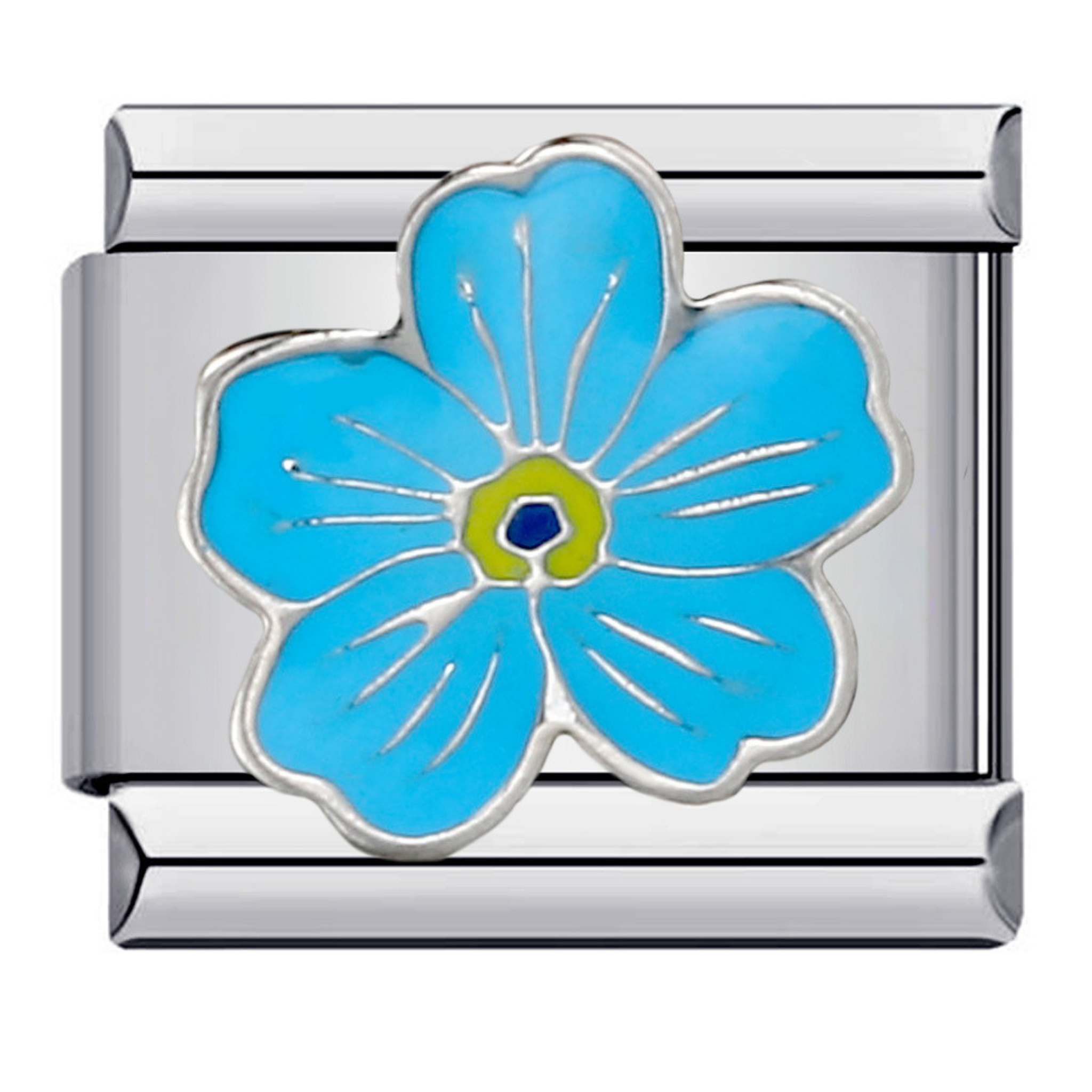 Blue Flower Charm