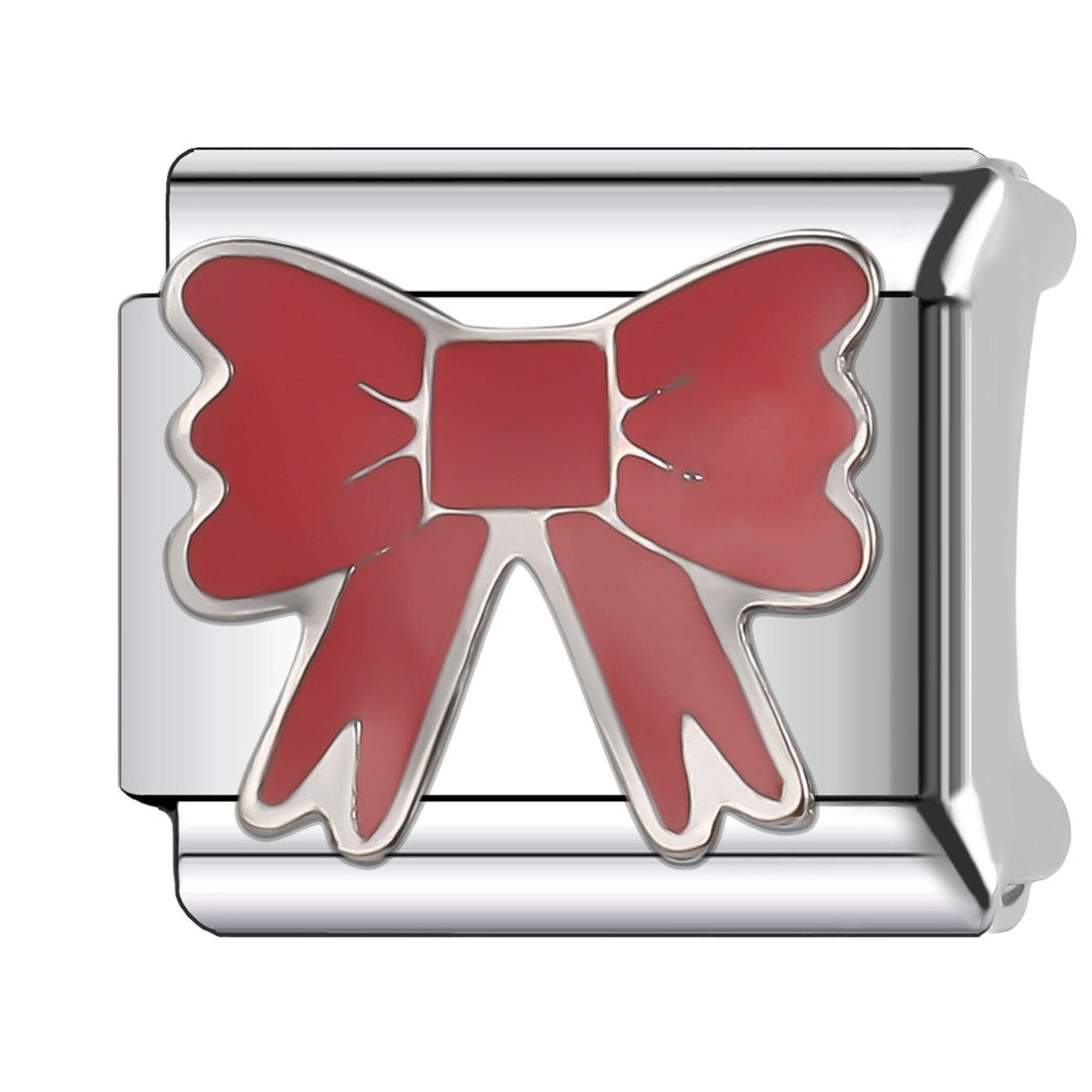 Red Bow Charm