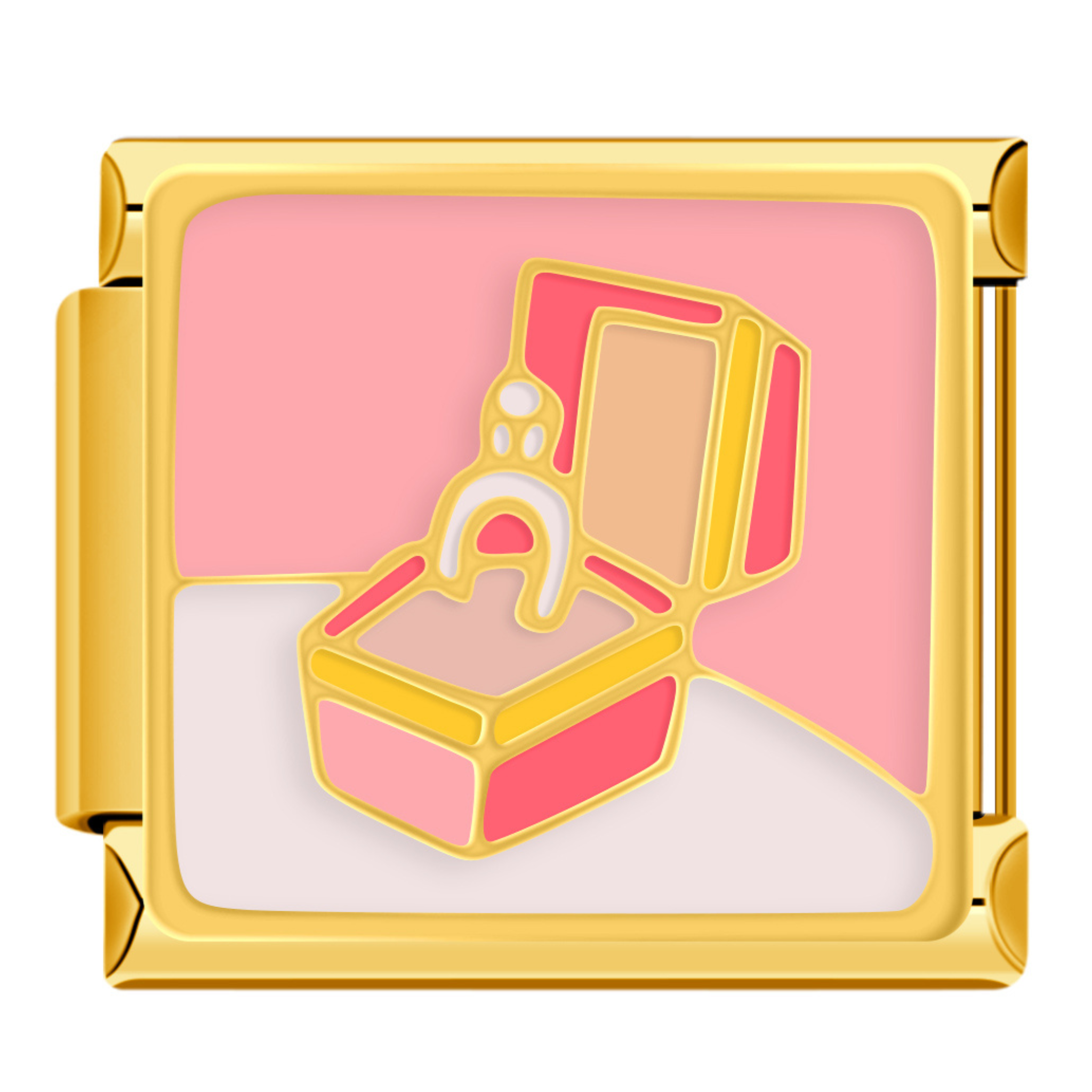 Gold Ring Charm